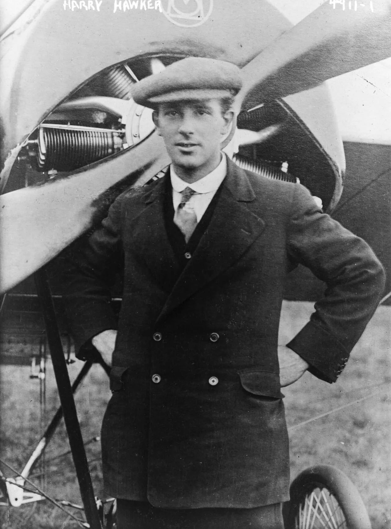 Porträt von Harry Hawker (1889–1921) – Gedenkseite