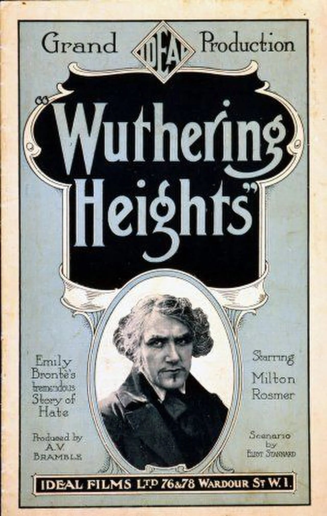 Porträt von Milton Rosmer (1881–1971) – Gedenkseite