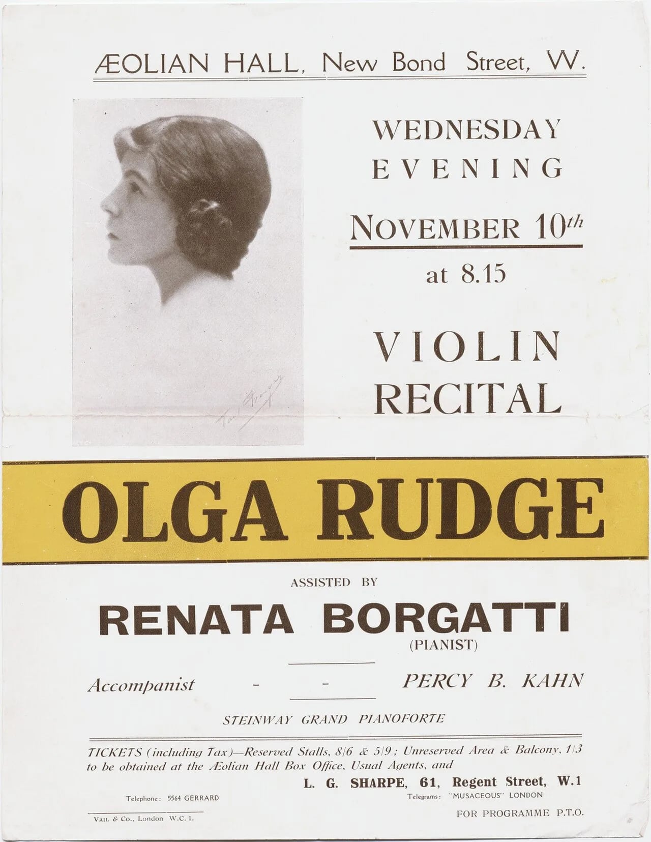 Portrait of Olga Rudge (1895–1996) – memorial page