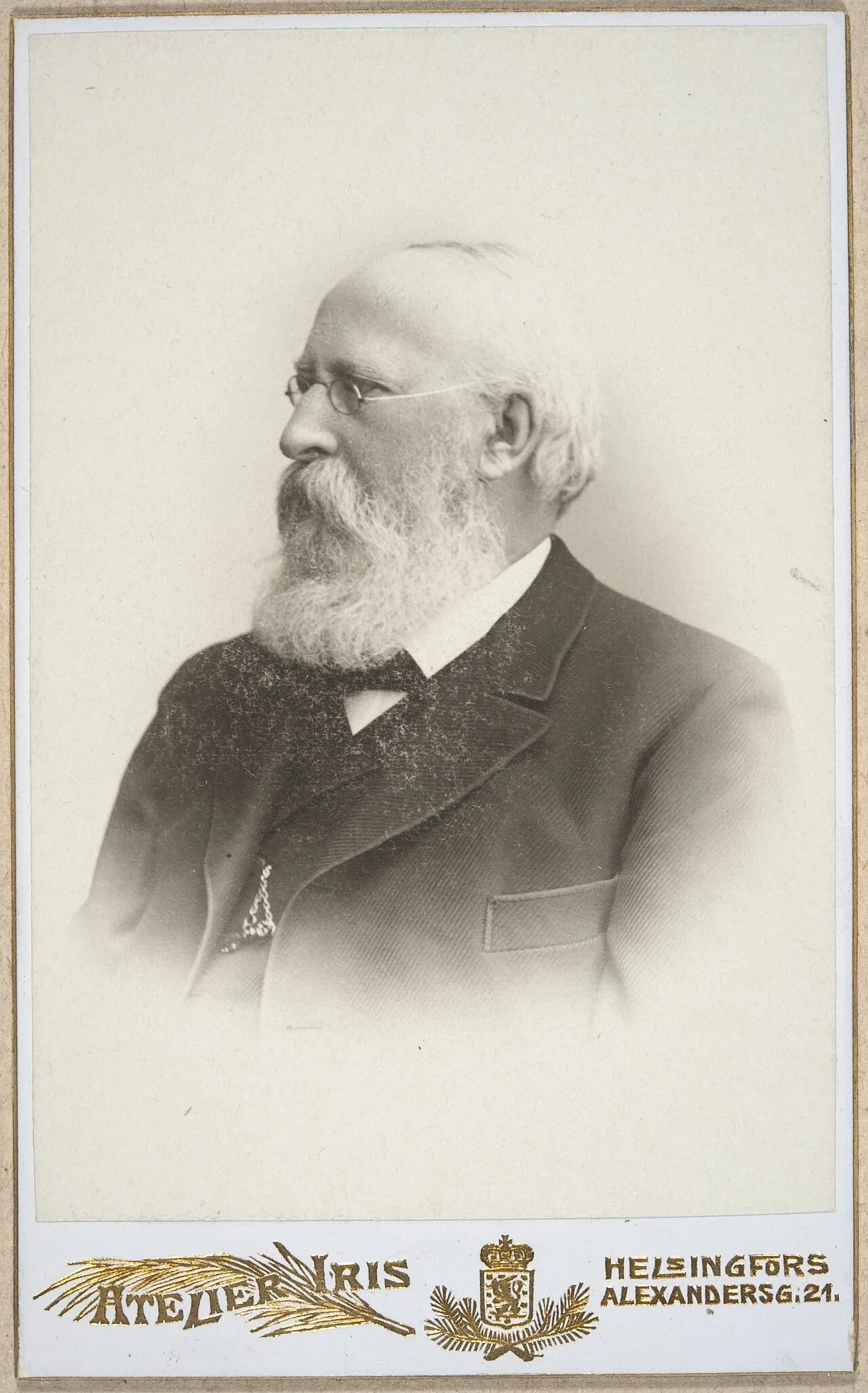 Porträt von Axel Olof Freudenthal (1836–1911) – Gedenkseite