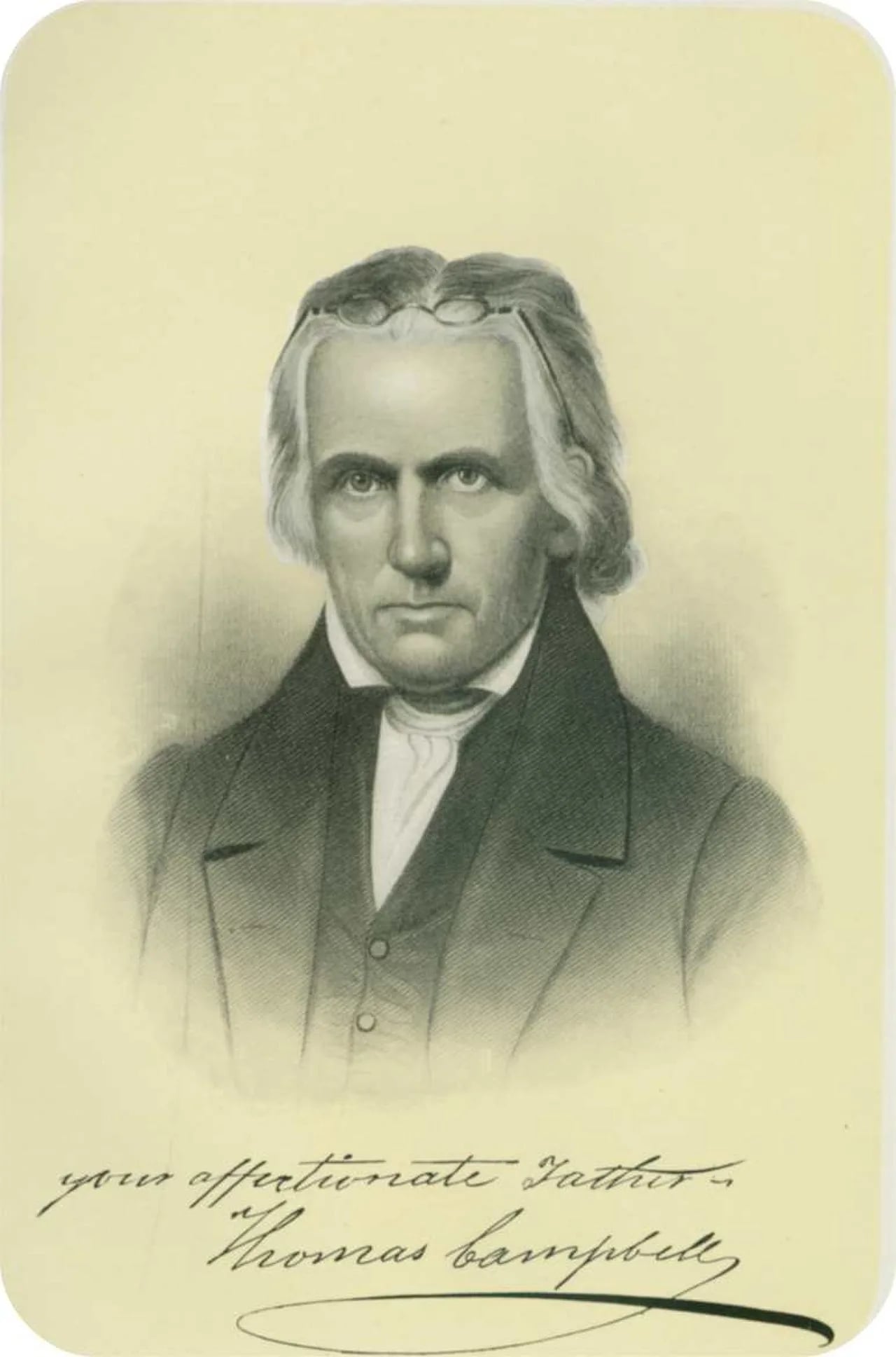 Porträt von Thomas Campbell (1763–1854) – Gedenkseite