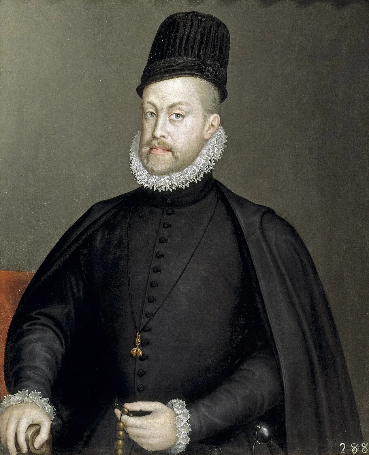 Porträt von Philipp II. (1527–1598) – Gedenkseite