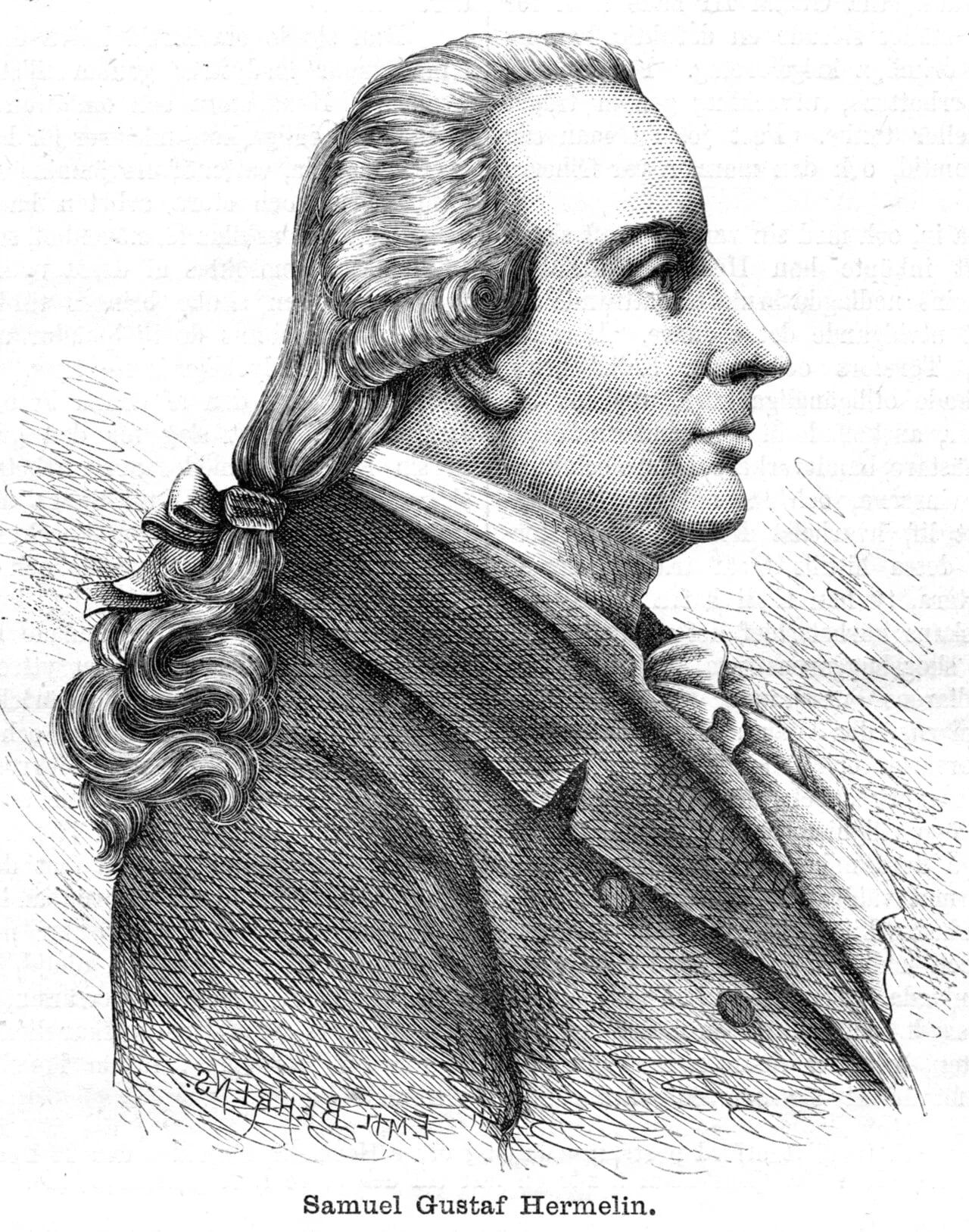 Porträt von Samuel Gustaf Hermelin (1744–1820) – Gedenkseite