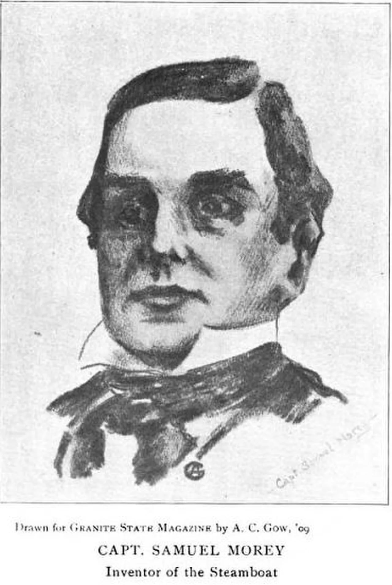 Portrait of Samuel Morey (1762–1843) – memorial page