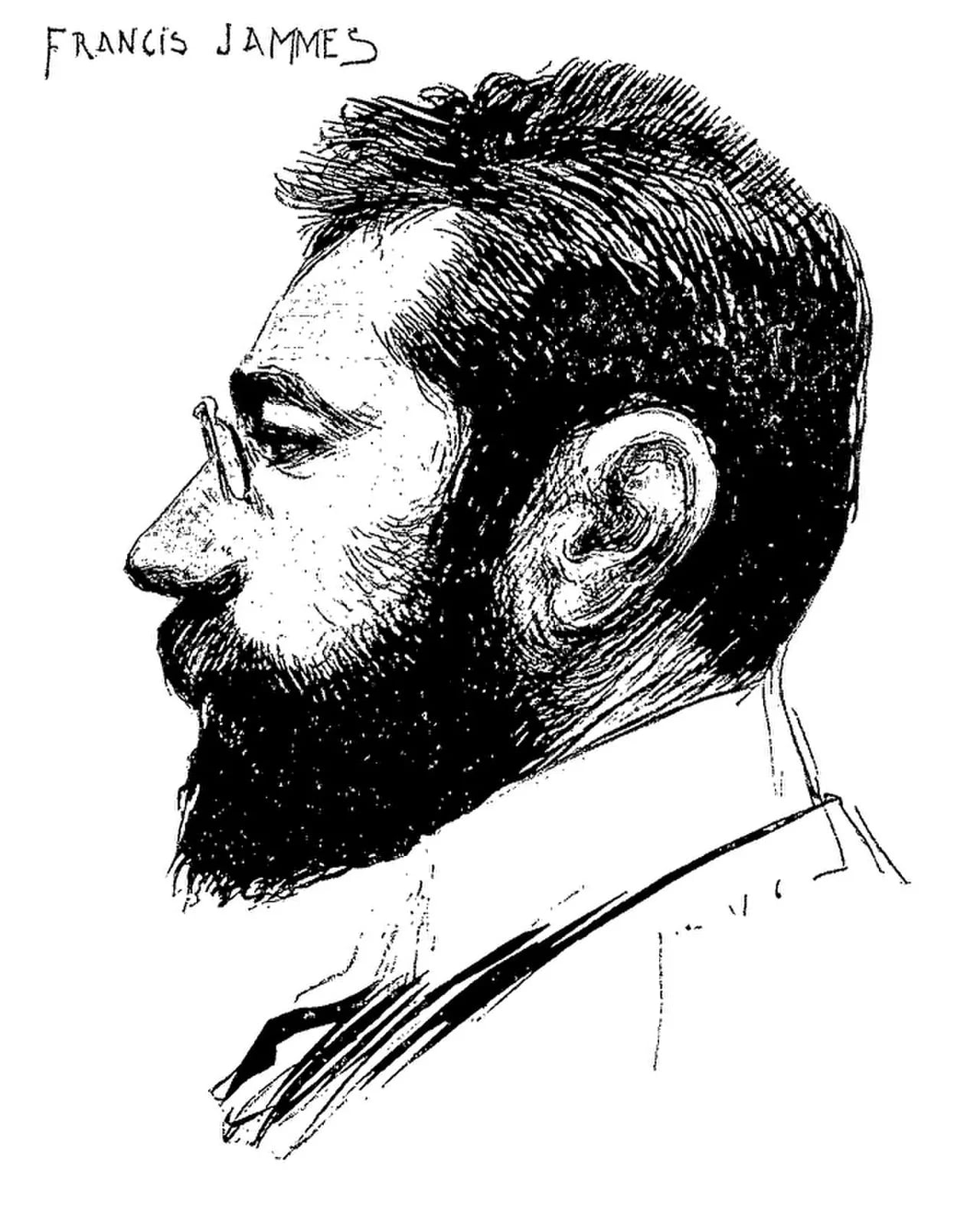 Portrait of Francis Jammes (1868–1938) – memorial page