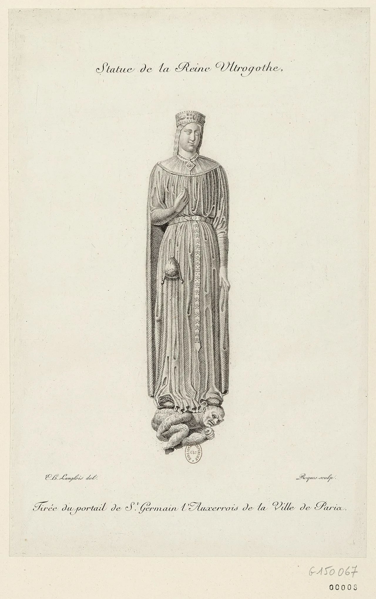 Portrait of Ultrogothe (510–560) – memorial page