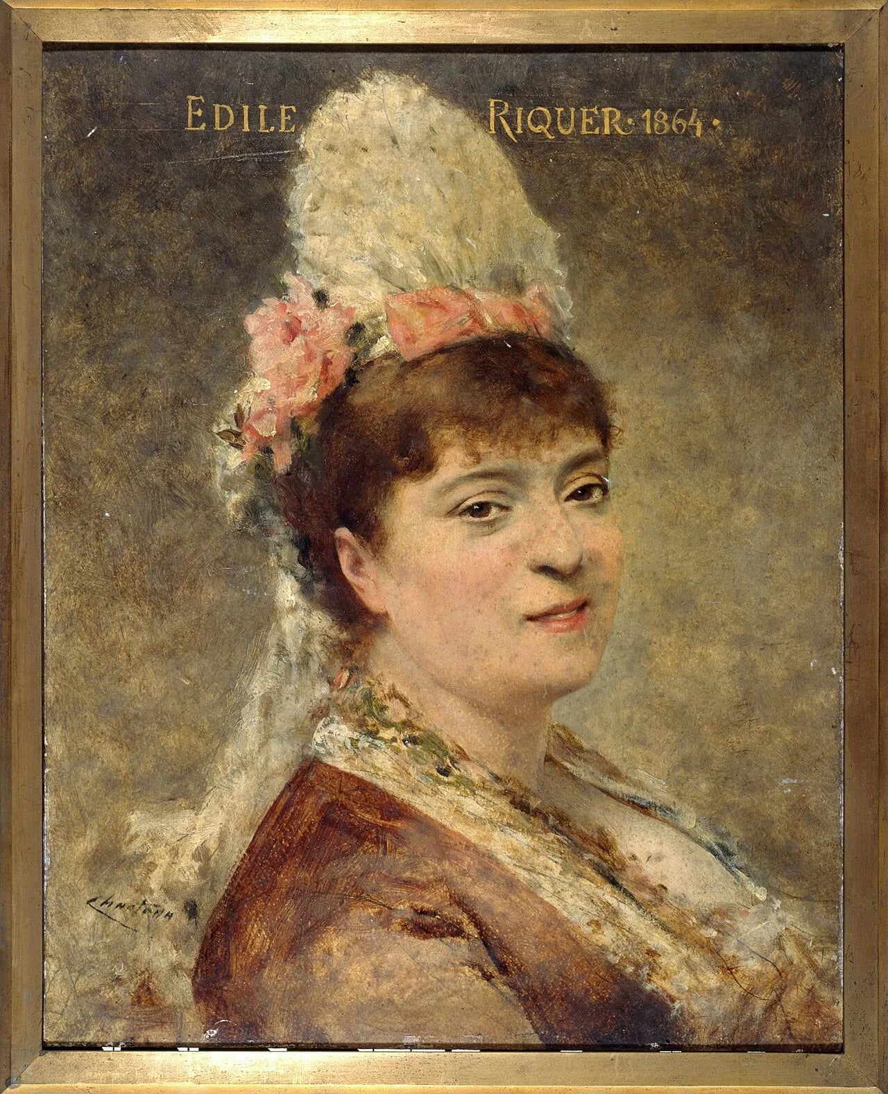 Portrait of Édile Riquer (1832–1911) – memorial page