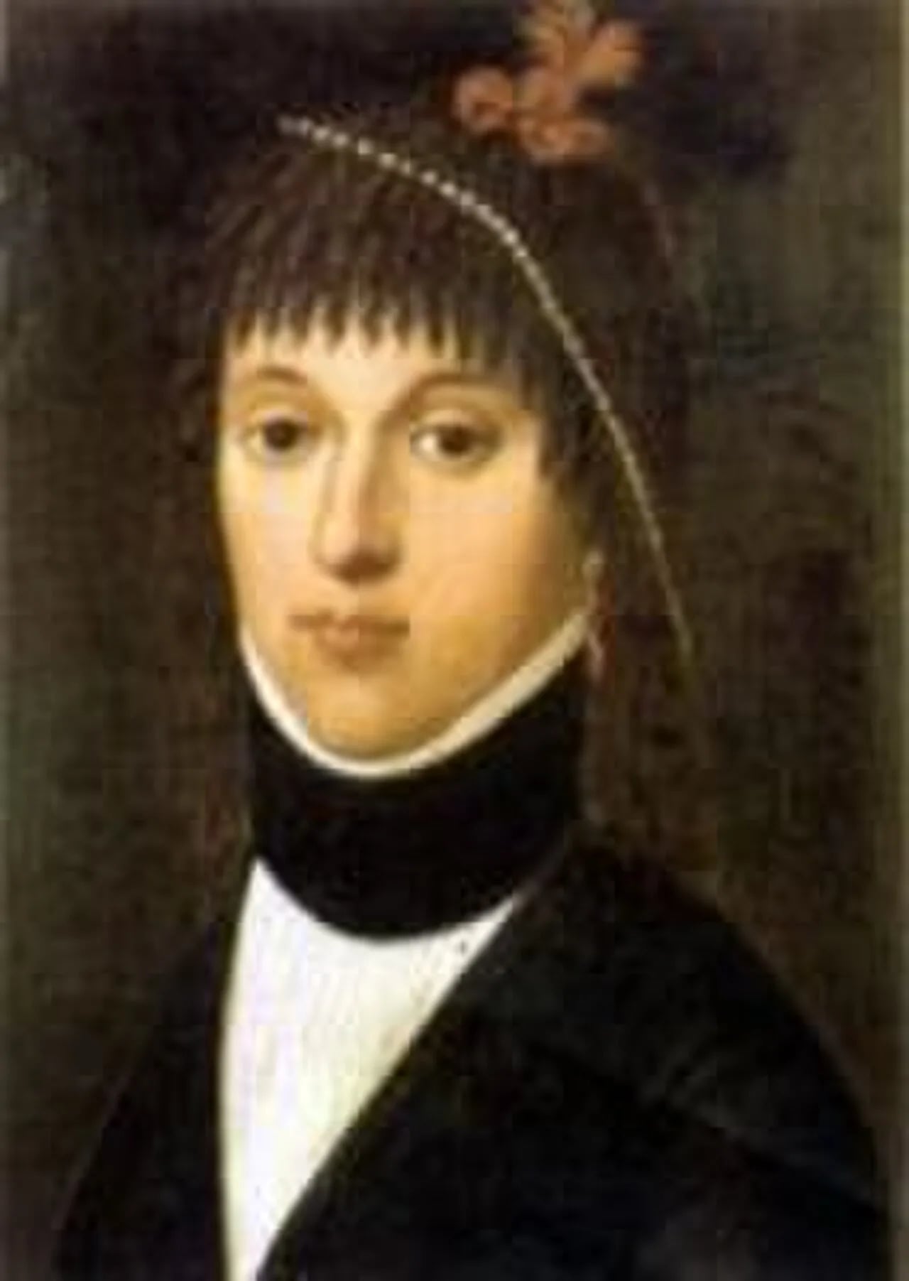 Porträt von Adelaide Antici Leopardi (1778–1857) – Gedenkseite