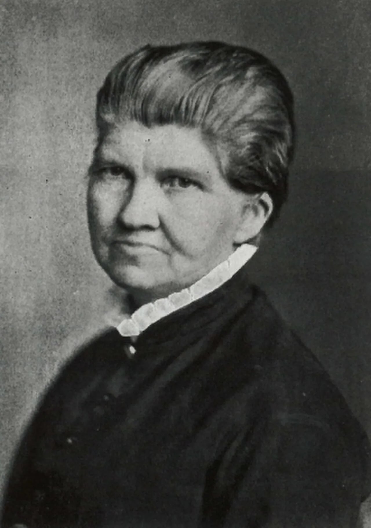 Portrait of Elmina D. Slenker (1827–1908) – memorial page