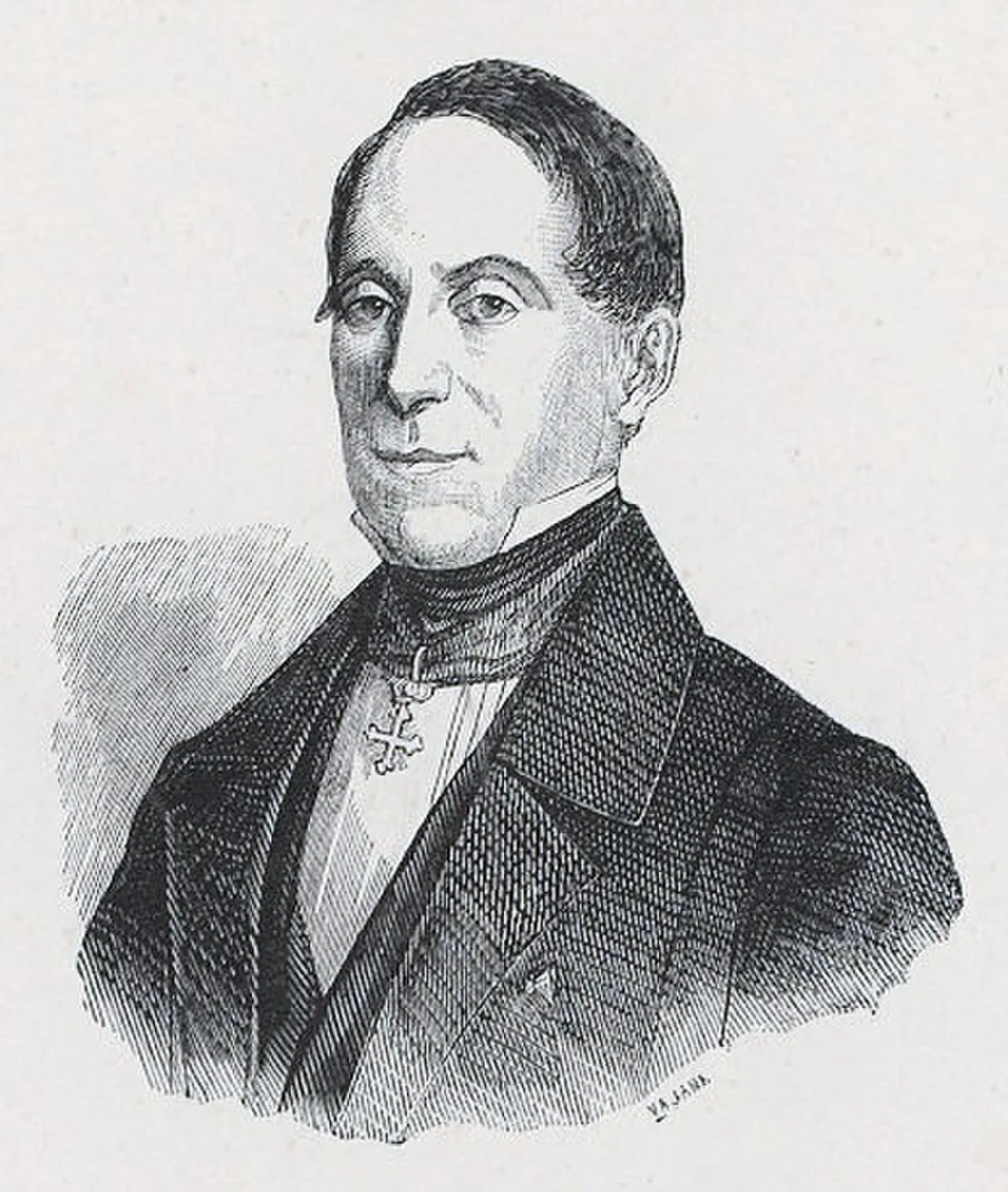 Porträt von Giuseppe Musio (1797–1876) – Gedenkseite