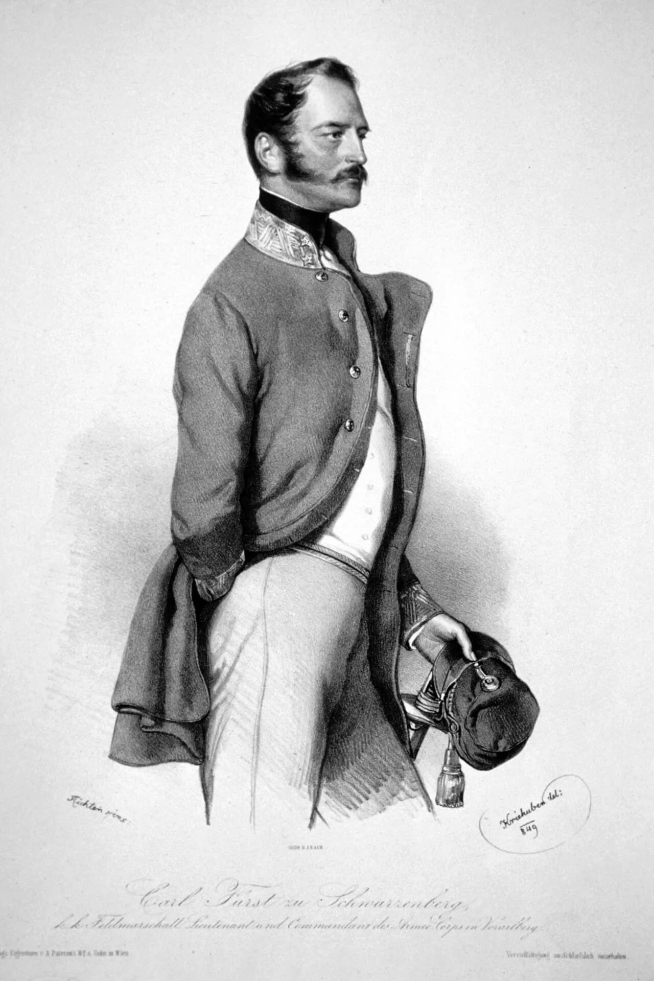 Portrait of Karl Philipp Borromäus zu Schwarzenberg (1802–1858) – memorial page