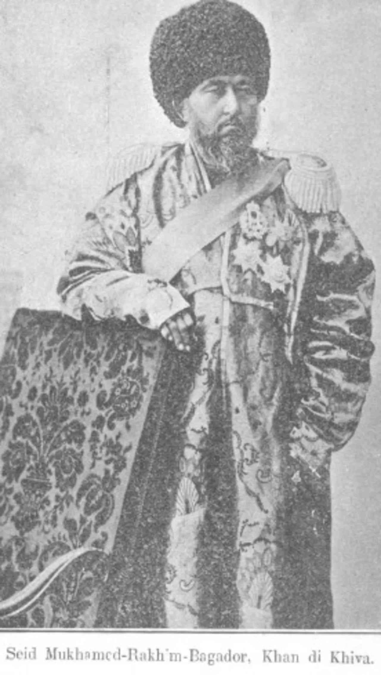 Portrait of Said Muhammad Rahim II. (1845–1910) – memorial page