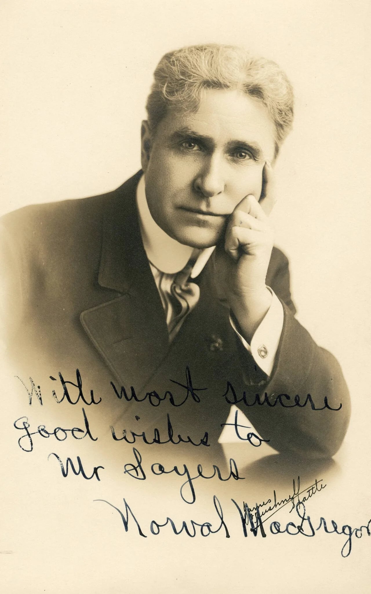 Portrait of Norval MacGregor (1862–1933) – memorial page