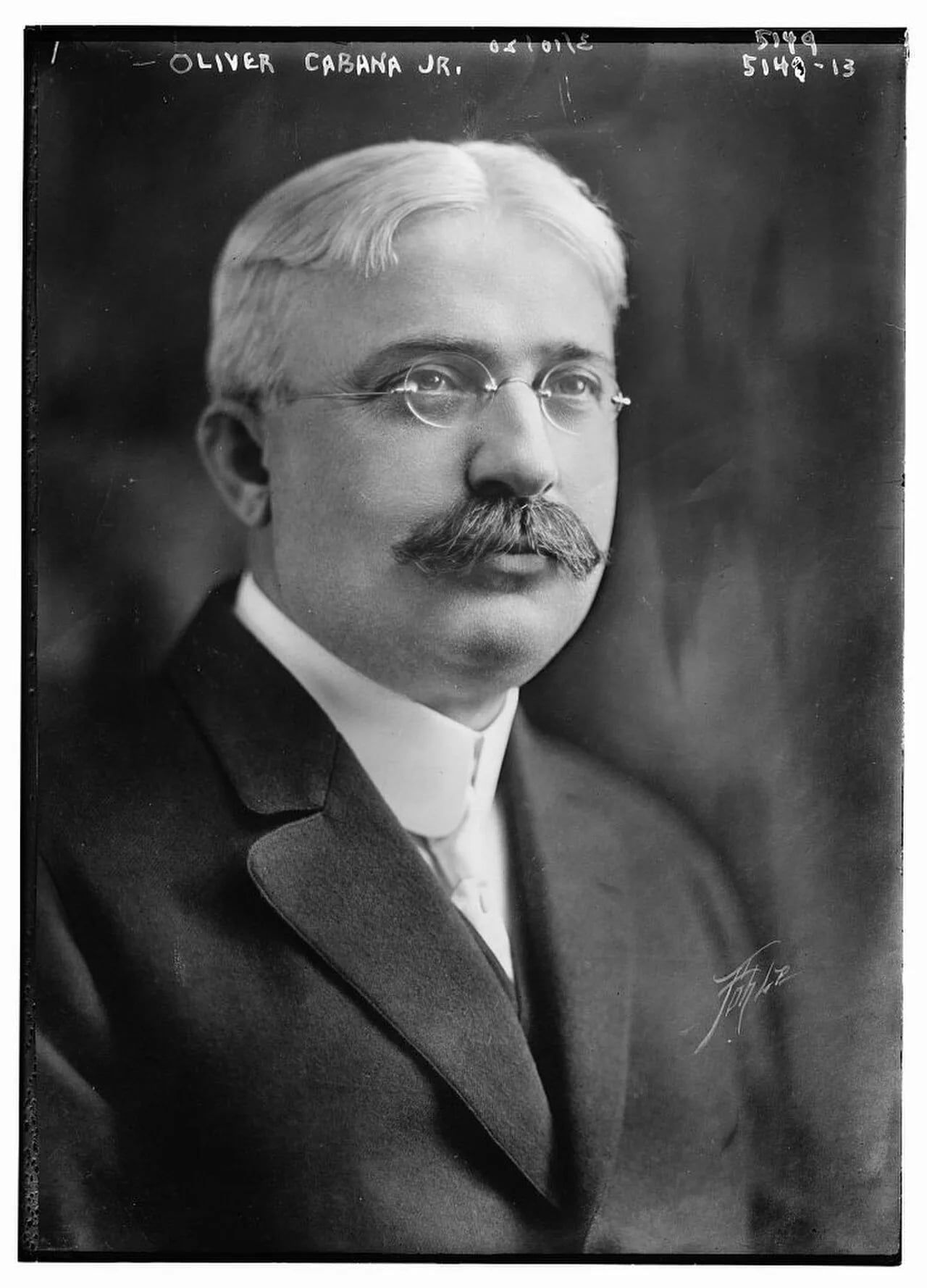 Portrait of Oliver F. Cabana Jr. (1865–1938) – memorial page