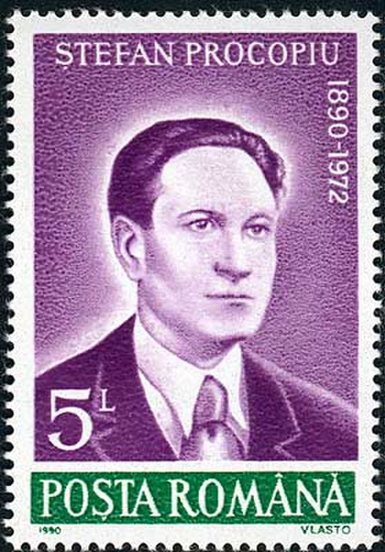 Porträt von Ștefan Procopiu (1890–1972) – Gedenkseite