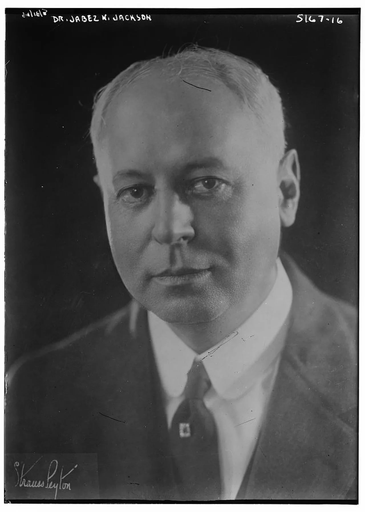 Porträt von Jabez North Jackson (1868–1935) – Gedenkseite