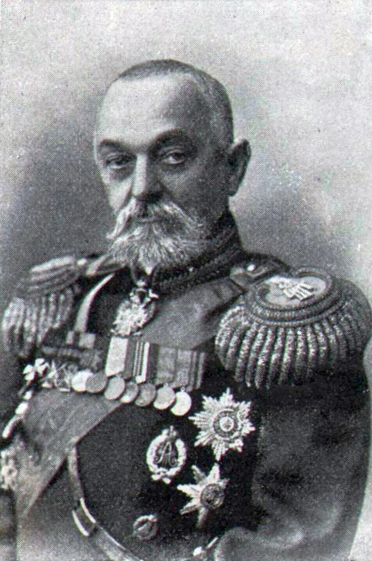 Porträt von Mikhail Batyanov (1835–1916) – Gedenkseite