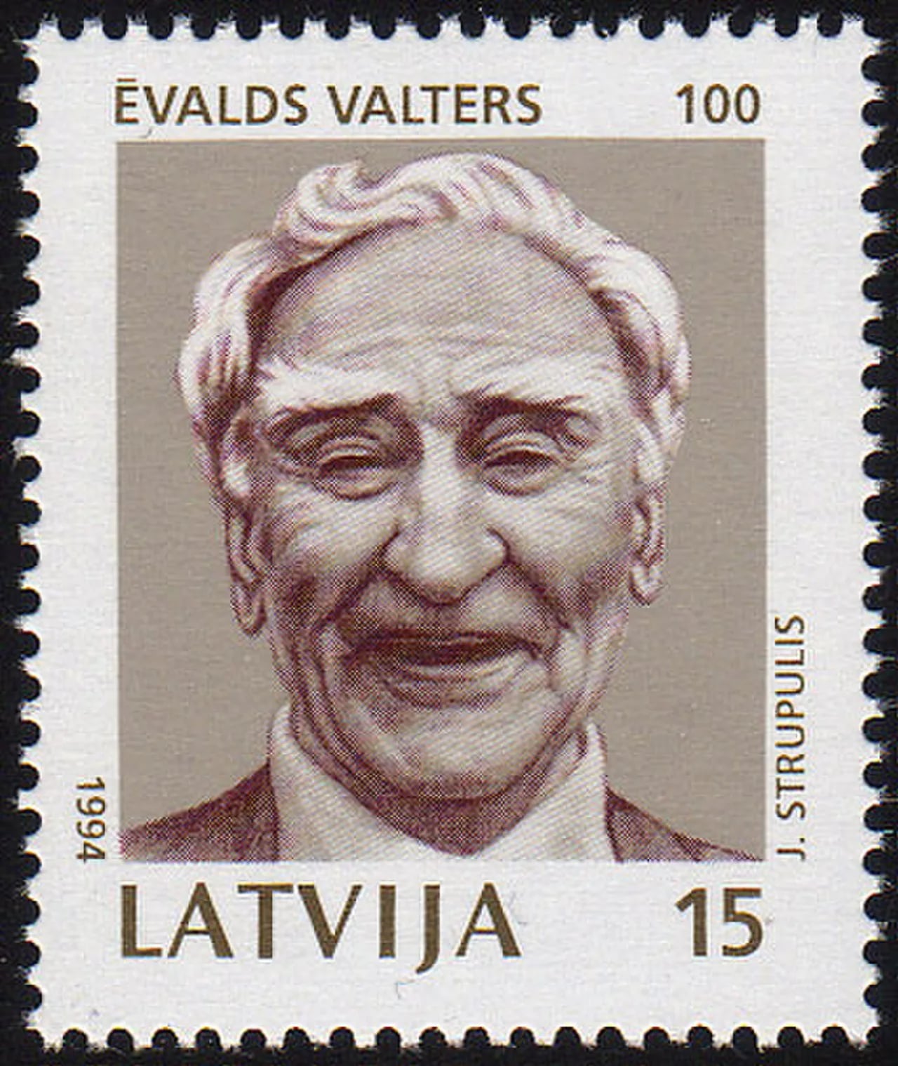 Portrait of Ēvalds Valters (1894–1994) – memorial page