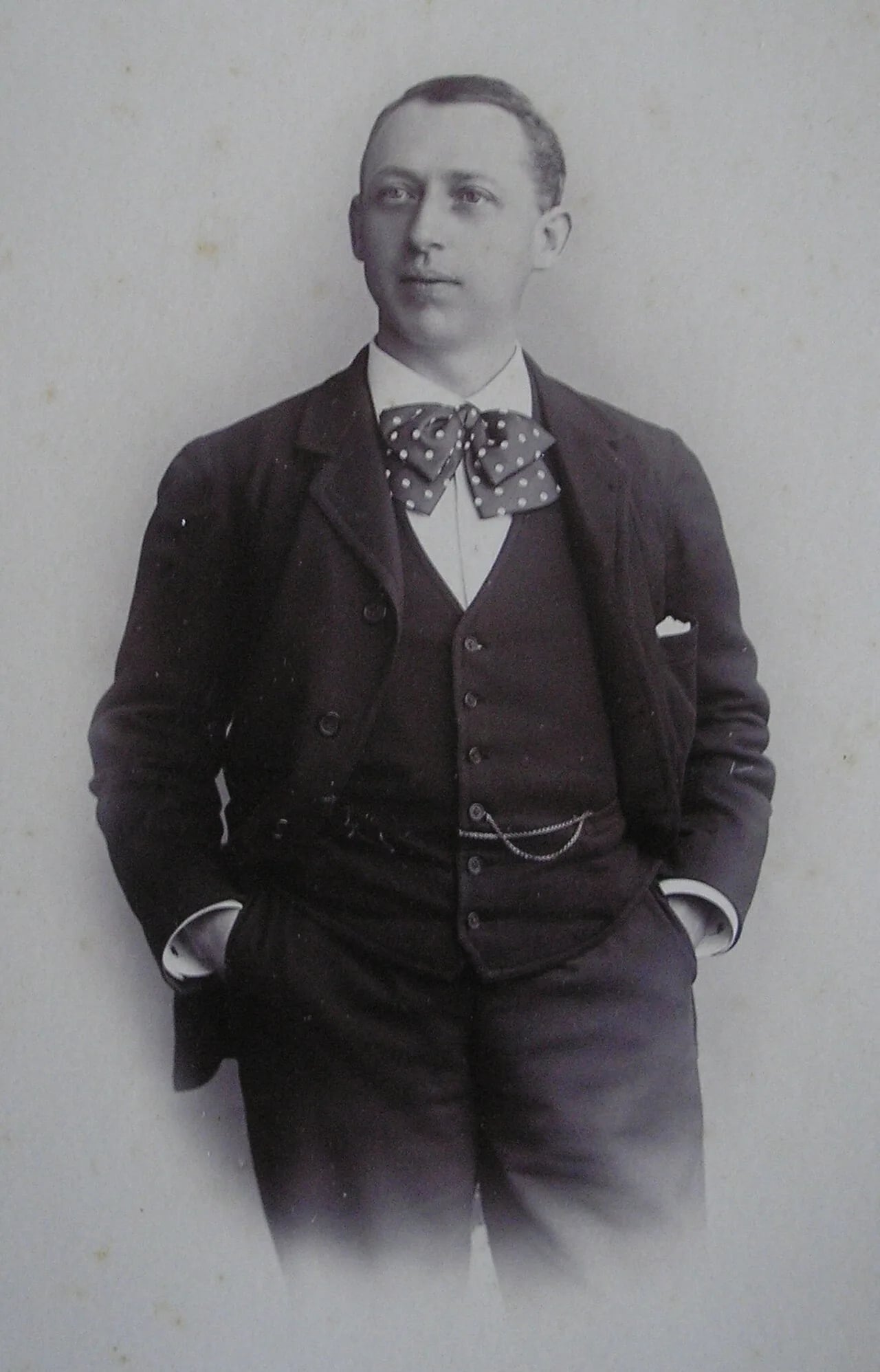 Porträt von Jean Delvoye (1854–1938) – Gedenkseite