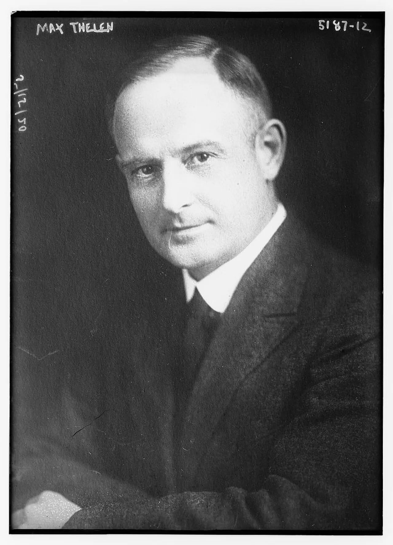 Porträt von Max Thelen (1880–1972) – Gedenkseite