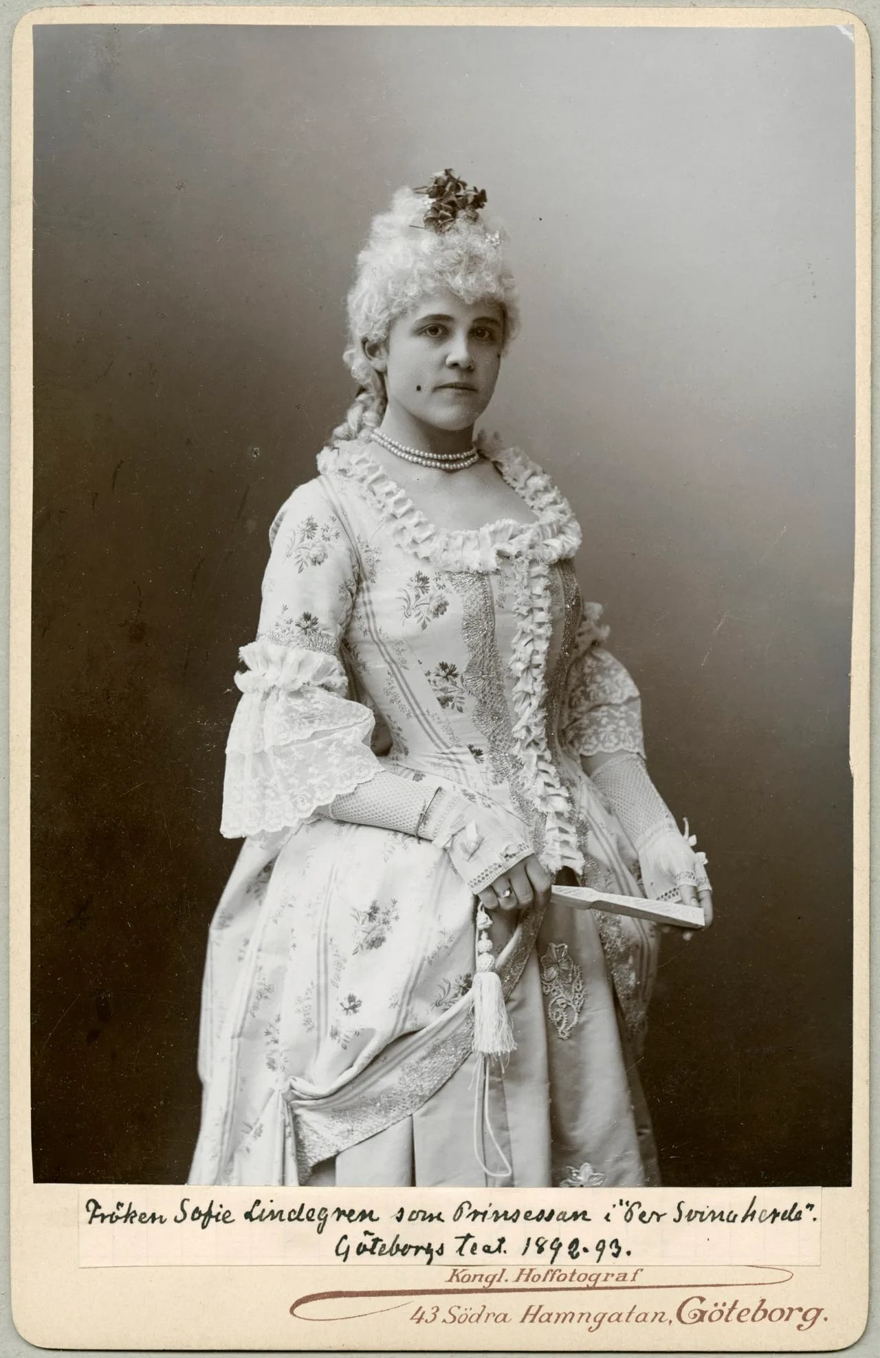 Porträt von Sofia Wilhelmina Lindegren (1863–1943) – Gedenkseite