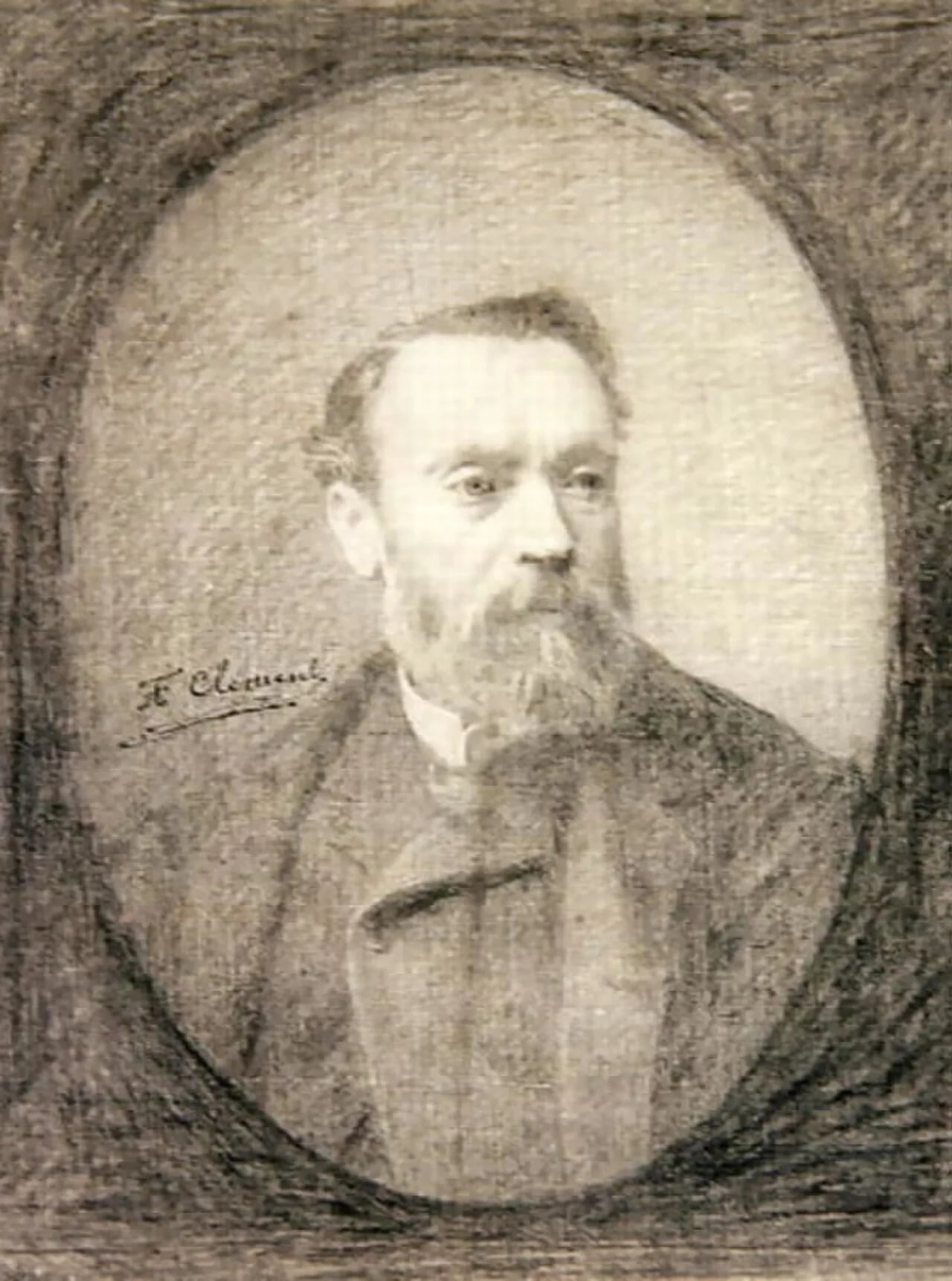Portrait of Félix-Auguste Clément (1826–1888) – memorial page