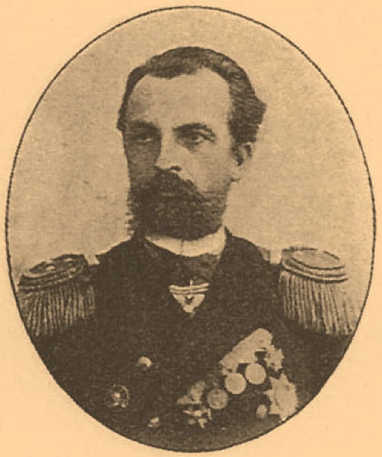 Porträt von Anatoli Alexejewitsch Kononow (1856–1944) – Gedenkseite