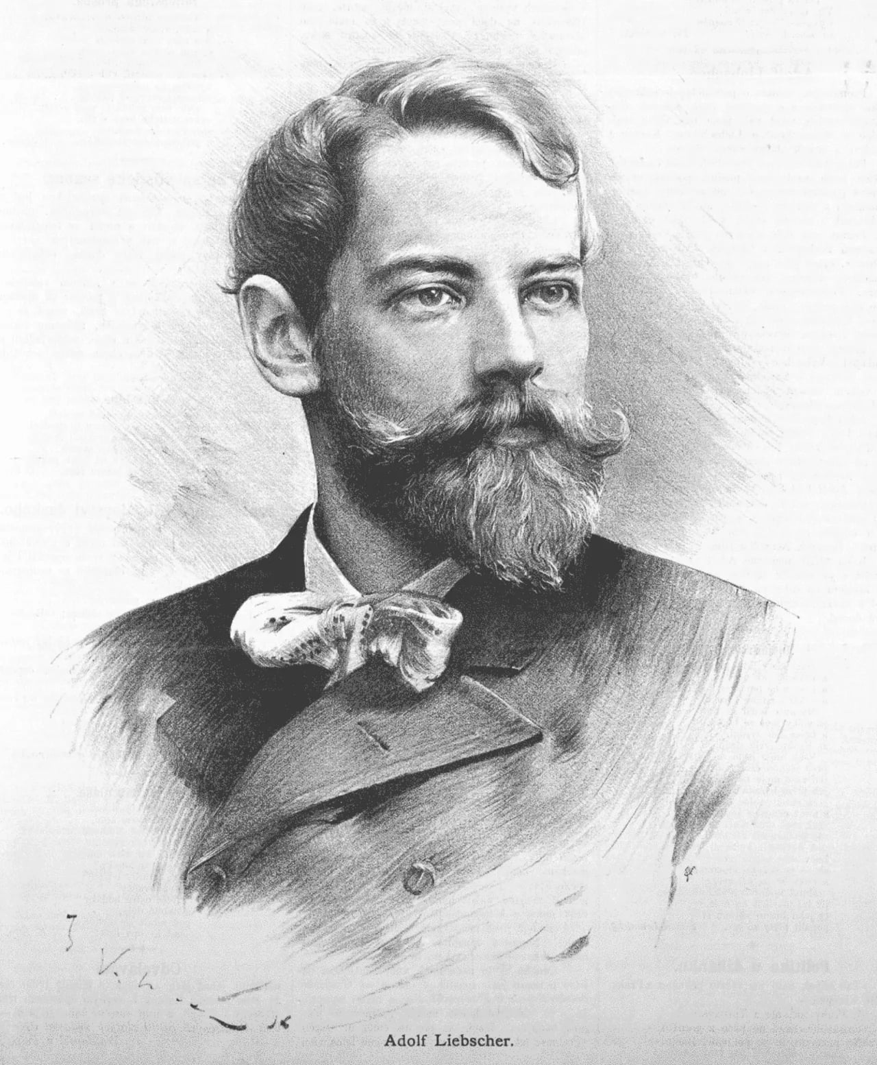 Porträt von Adolf Liebscher (1857–1919) – Gedenkseite