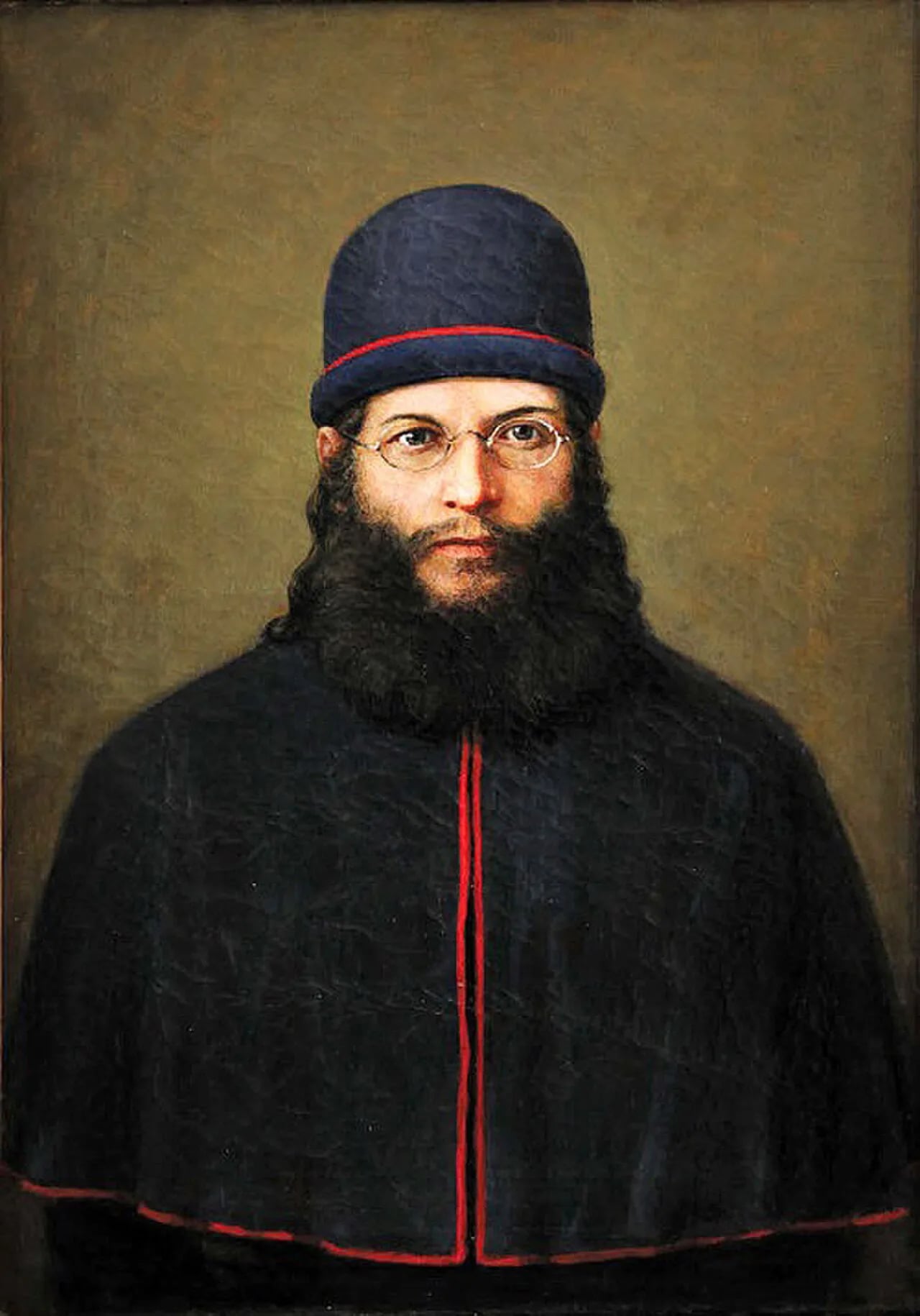 Porträt von Archimandrite Mikhail (1874–1916) – Gedenkseite
