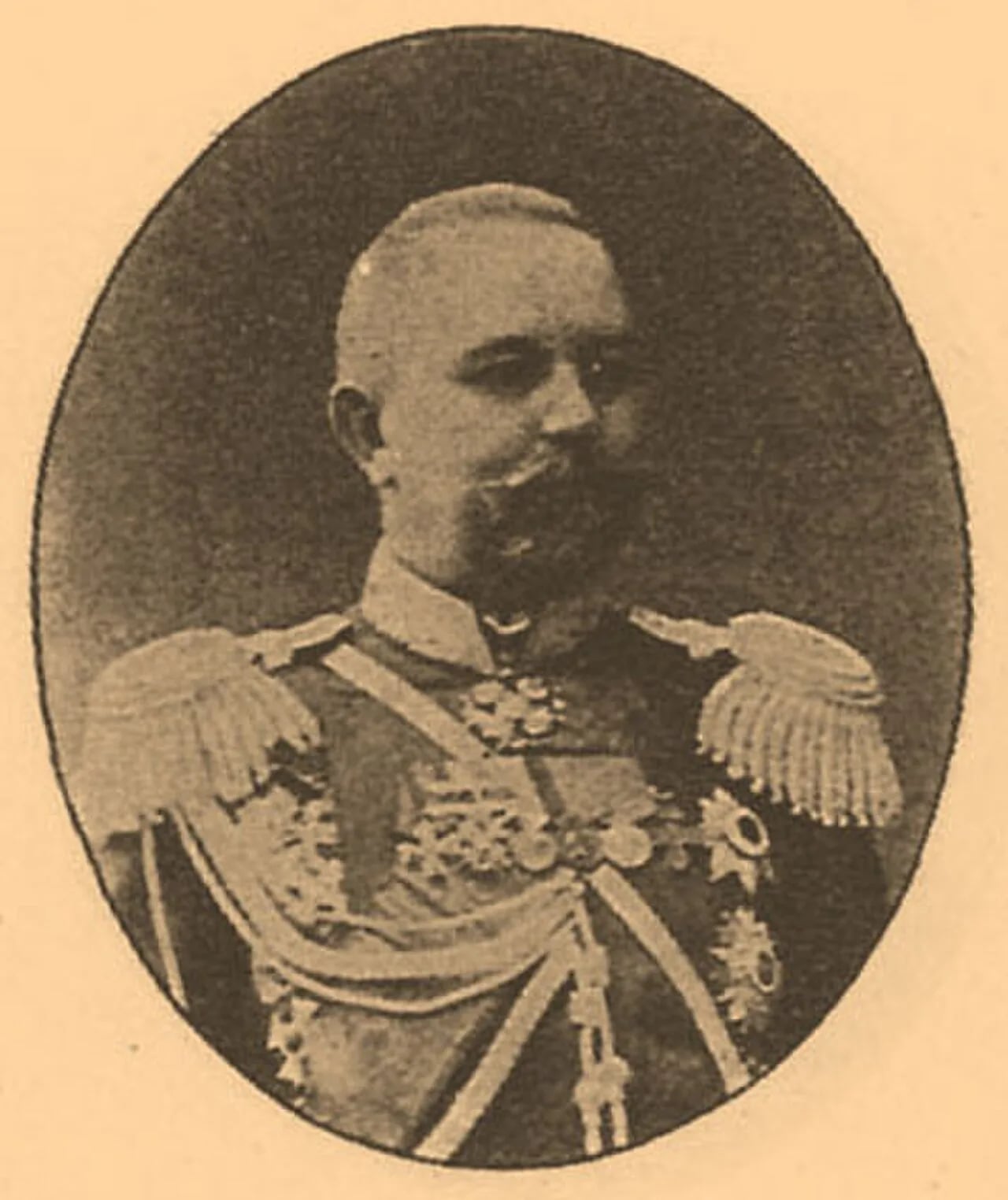 Porträt von Nikolai Petrowitsch Michnewitsch (1849–1927) – Gedenkseite