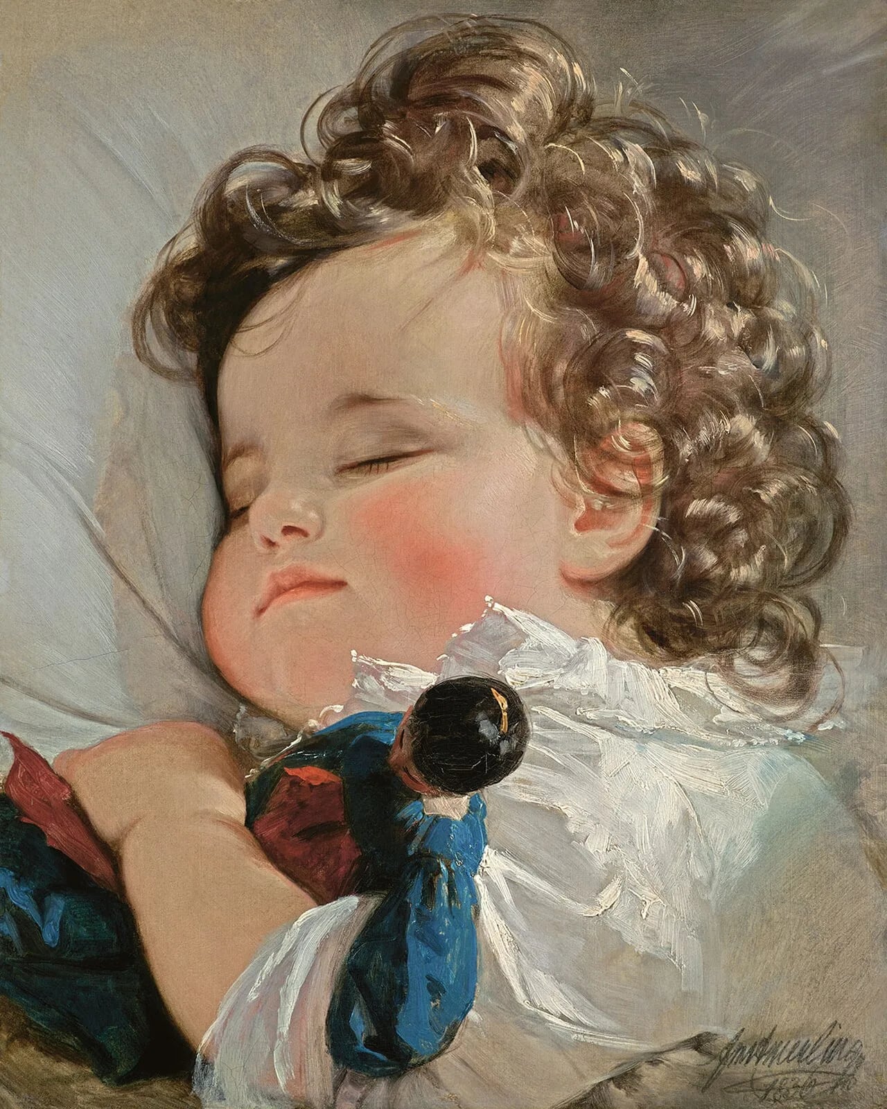 Porträt von Prinzessin Marie Franziska de Paula Theresia Josepha von Liechtenstein (1834–1909) – Gedenkseite