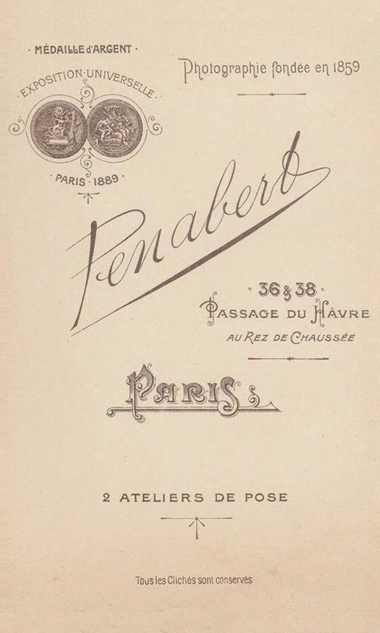 Porträt von Georges Penabert (1825–1903) – Gedenkseite