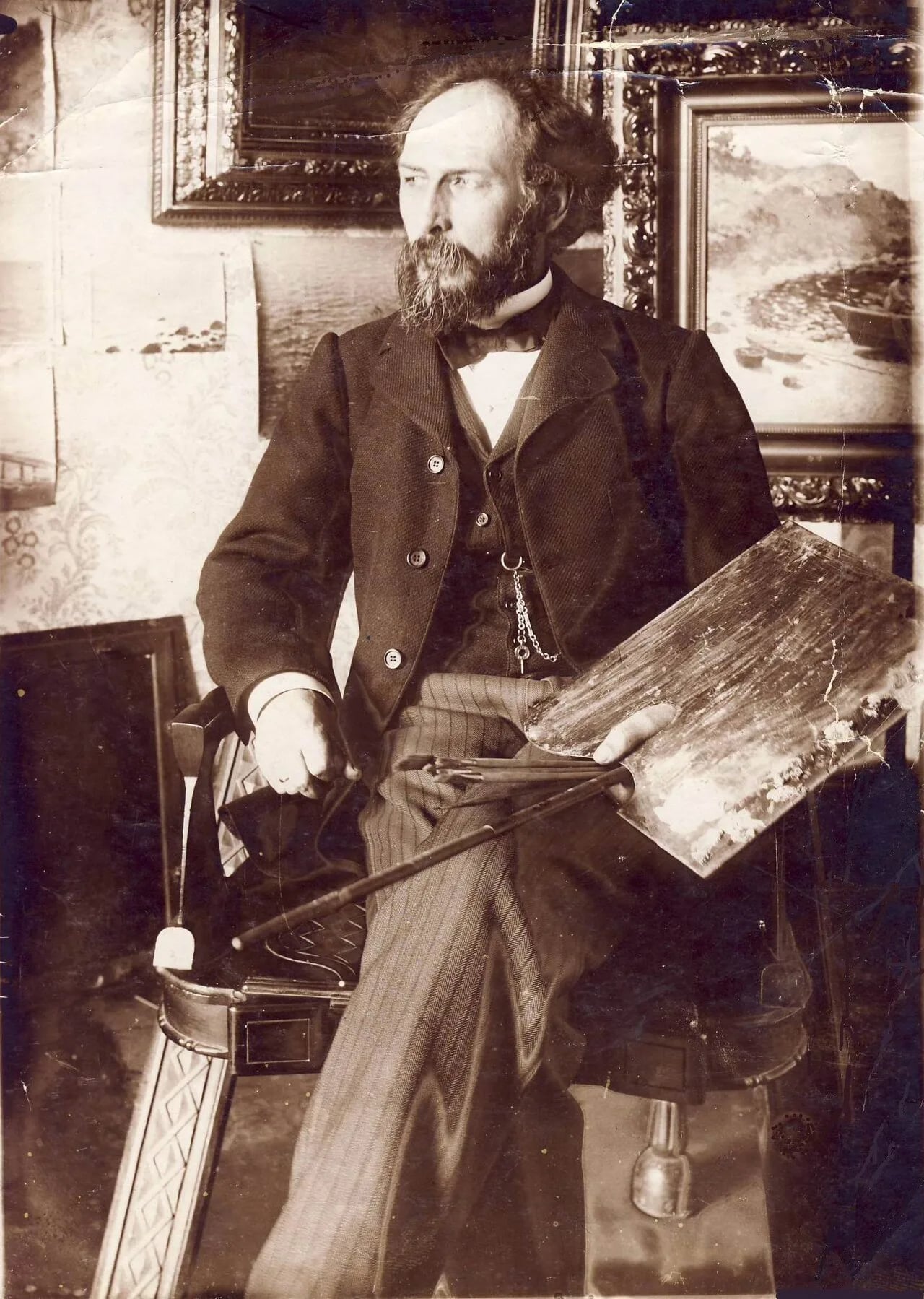 Portrait of Alexander Andrejewitsch Popow (1852–1919) – memorial page