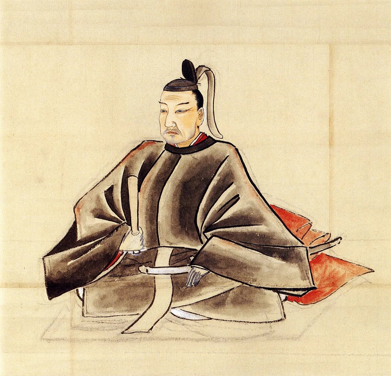 Porträt von Tokugawa Ieharu (1737–1786) – Gedenkseite