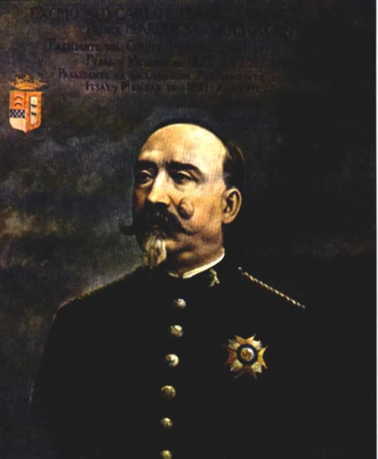 Porträt von Don Carlos Ibañez (1825–1891) – Gedenkseite