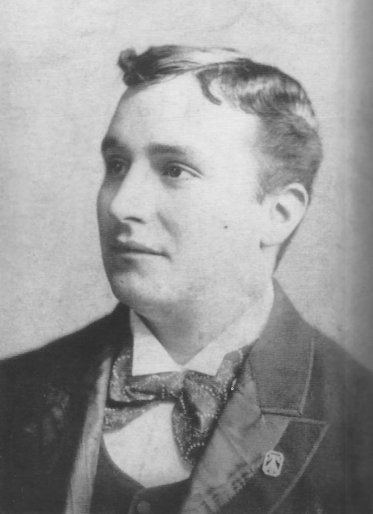 Porträt von Charles Chaplin Sr. (1863–1901) – Gedenkseite