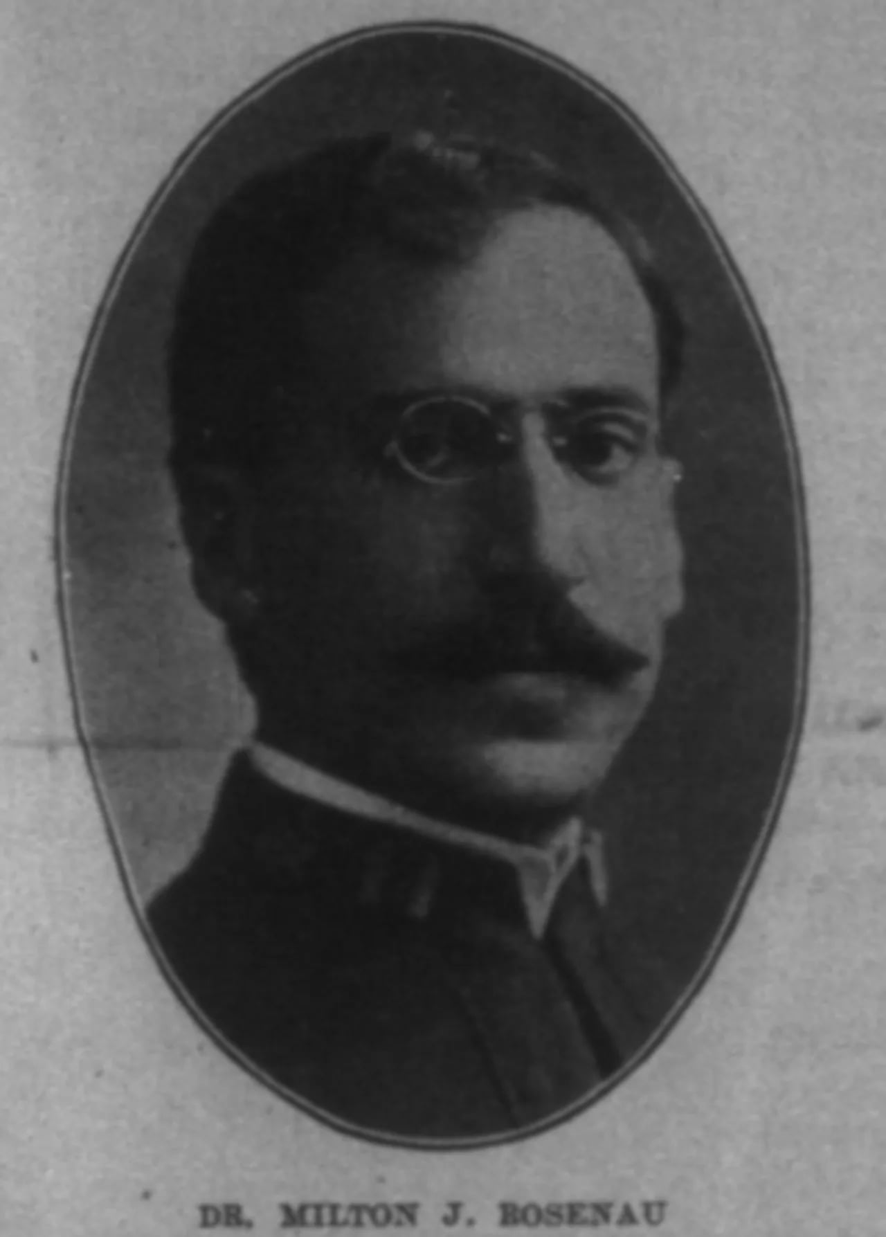 Porträt von Milton Rosenau (1869–1946) – Gedenkseite
