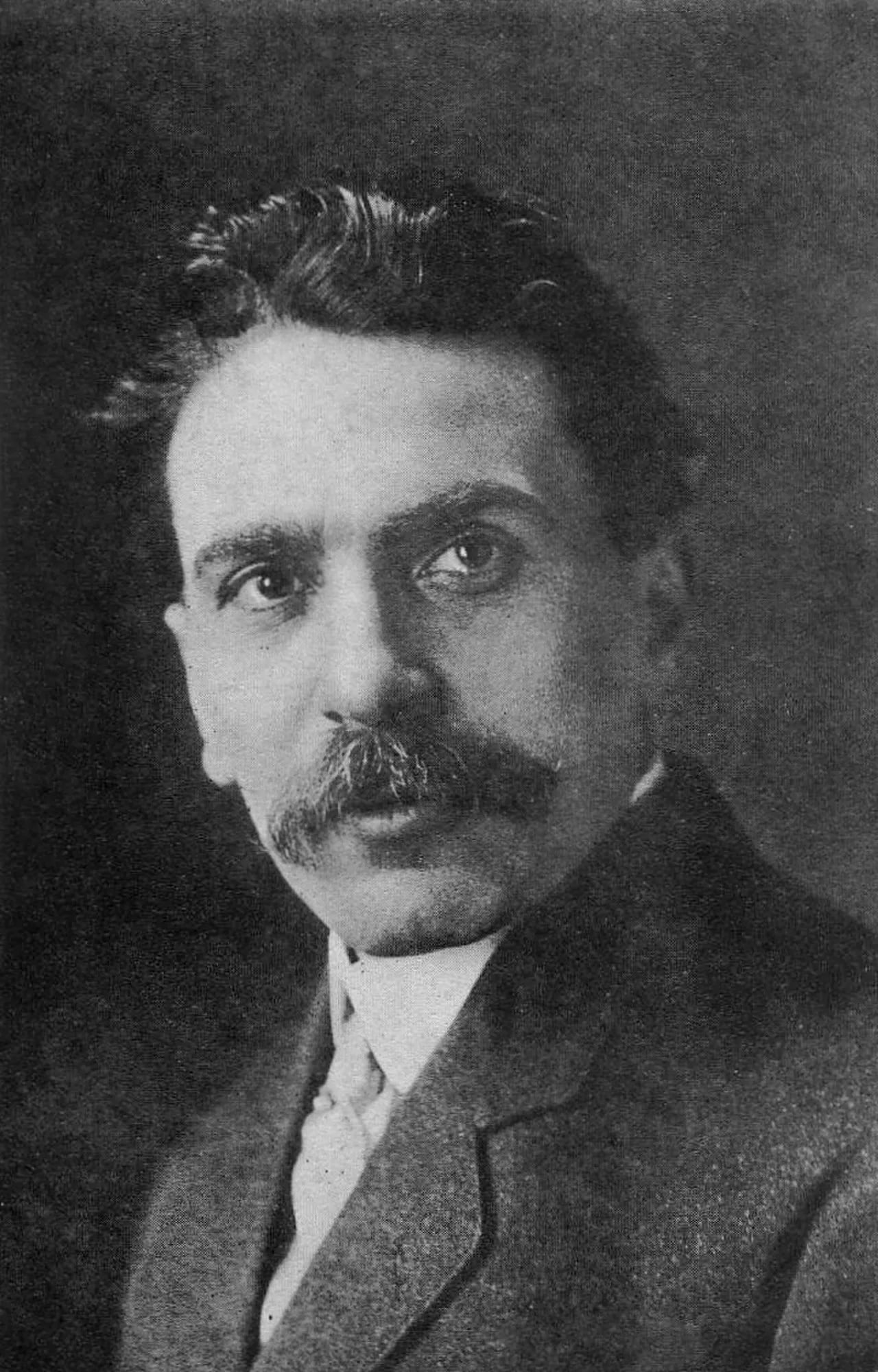 Portrait of David Pinski (1872–1959) – memorial page