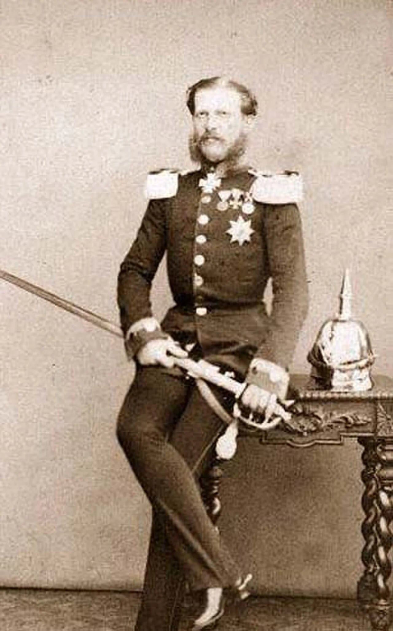 Porträt von Wilhelm zu Mecklenburg (1827–1879) – Gedenkseite