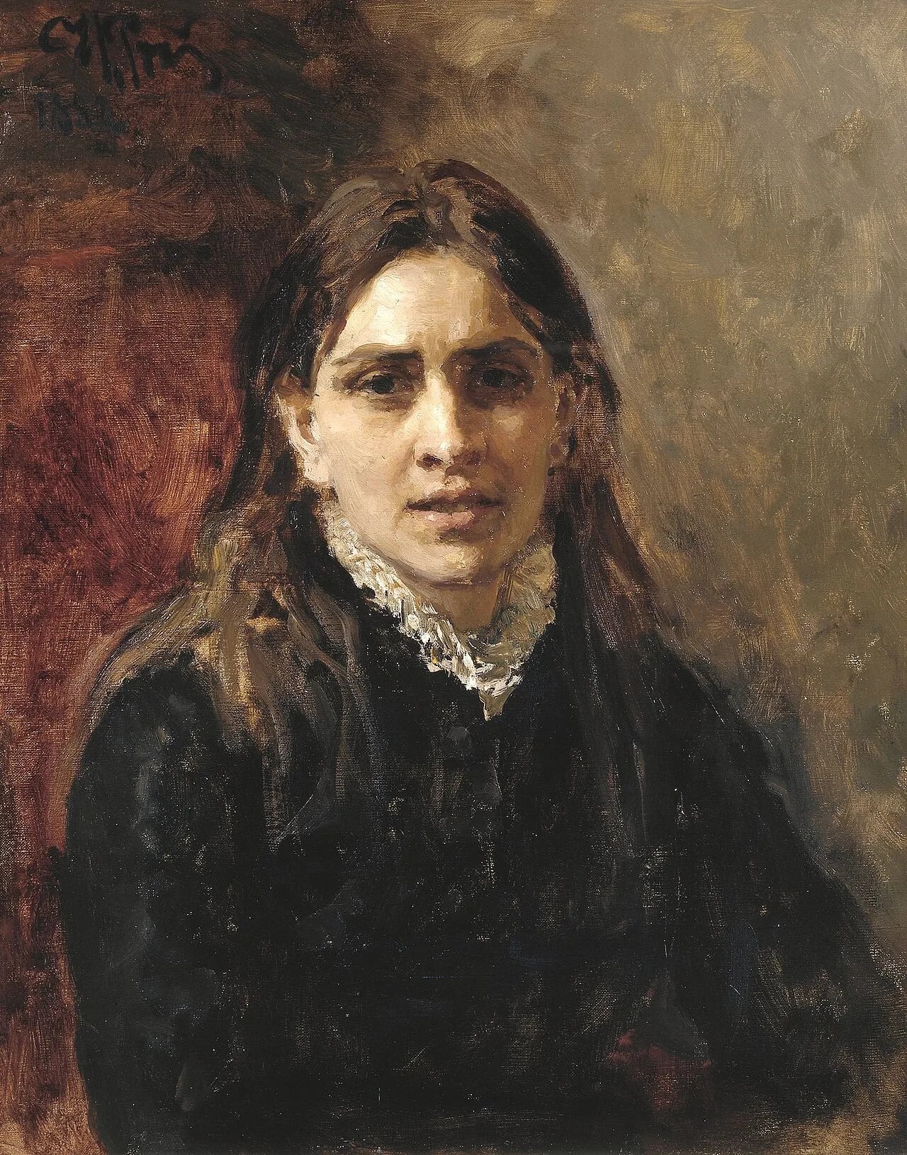 Porträt von Polina Antipjewna Strepetowa (1850–1903) – Gedenkseite