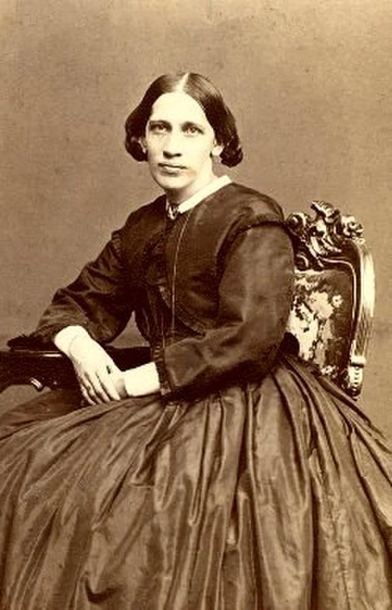 Portrait of Lina Sandell-Berg (1832–1903) – memorial page