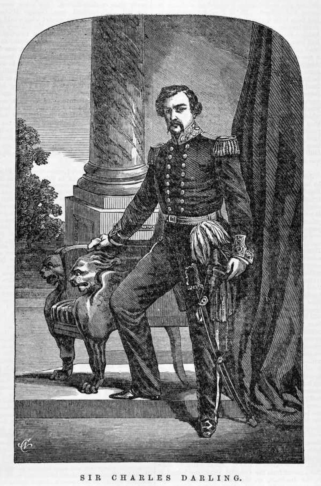 Portrait of Charles Darling (1809–1870) – memorial page