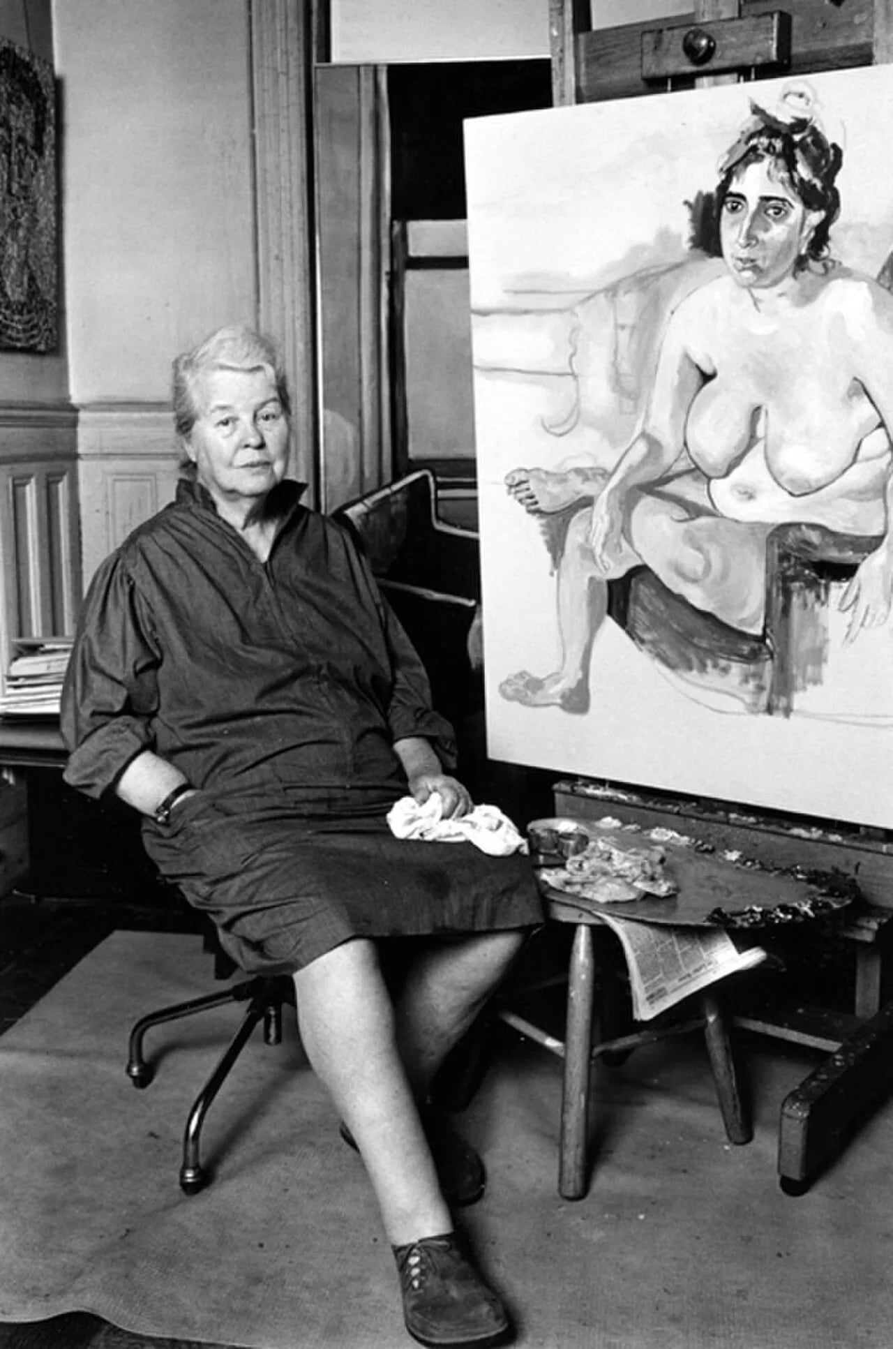 Porträt von Alice Neel (1900–1984) – Gedenkseite