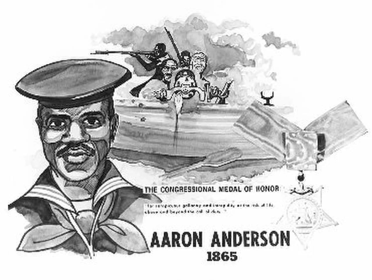 Porträt von Aaron Anderson (1811–1886) – Gedenkseite