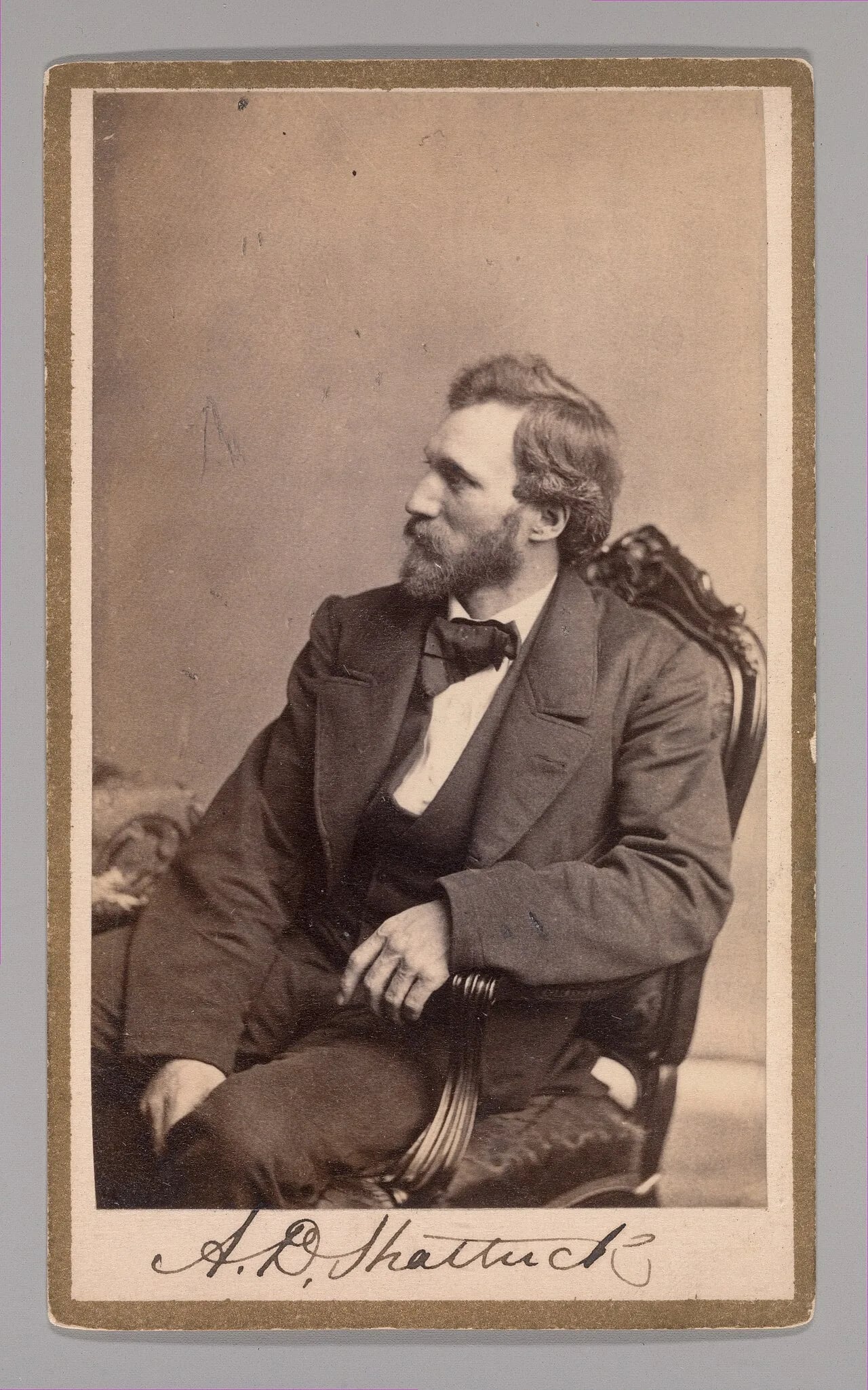 Porträt von Aaron Draper Shattuck (1832–1928) – Gedenkseite