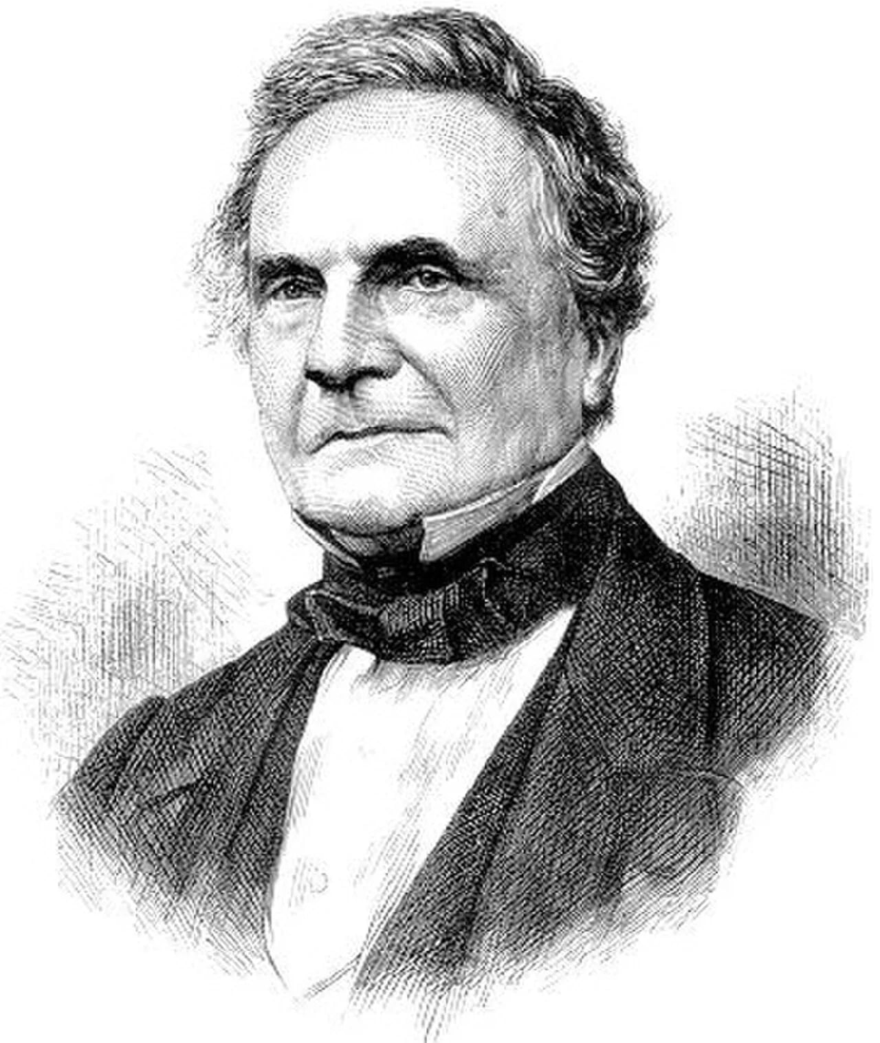 Porträt von Charles Babbage (1791–1871) – Gedenkseite