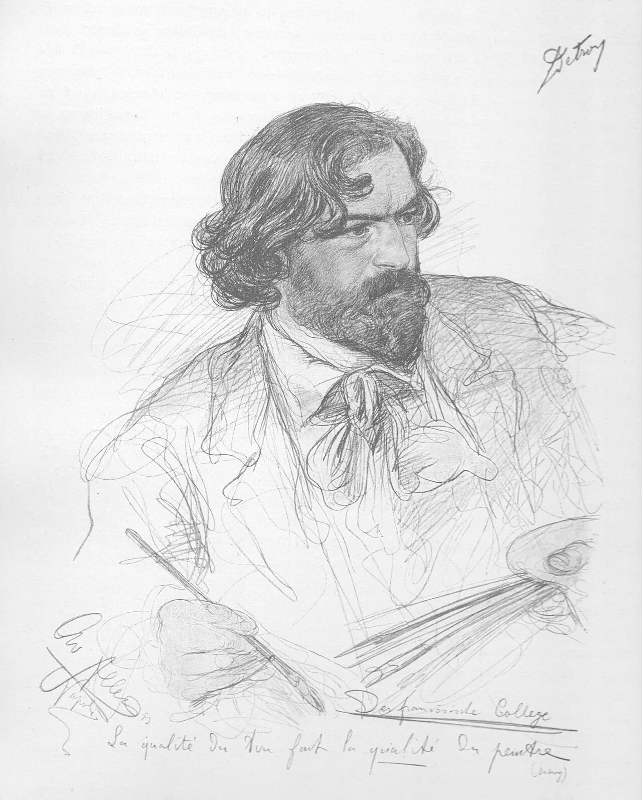Portrait of Léon Detroy (1859–1955) – memorial page