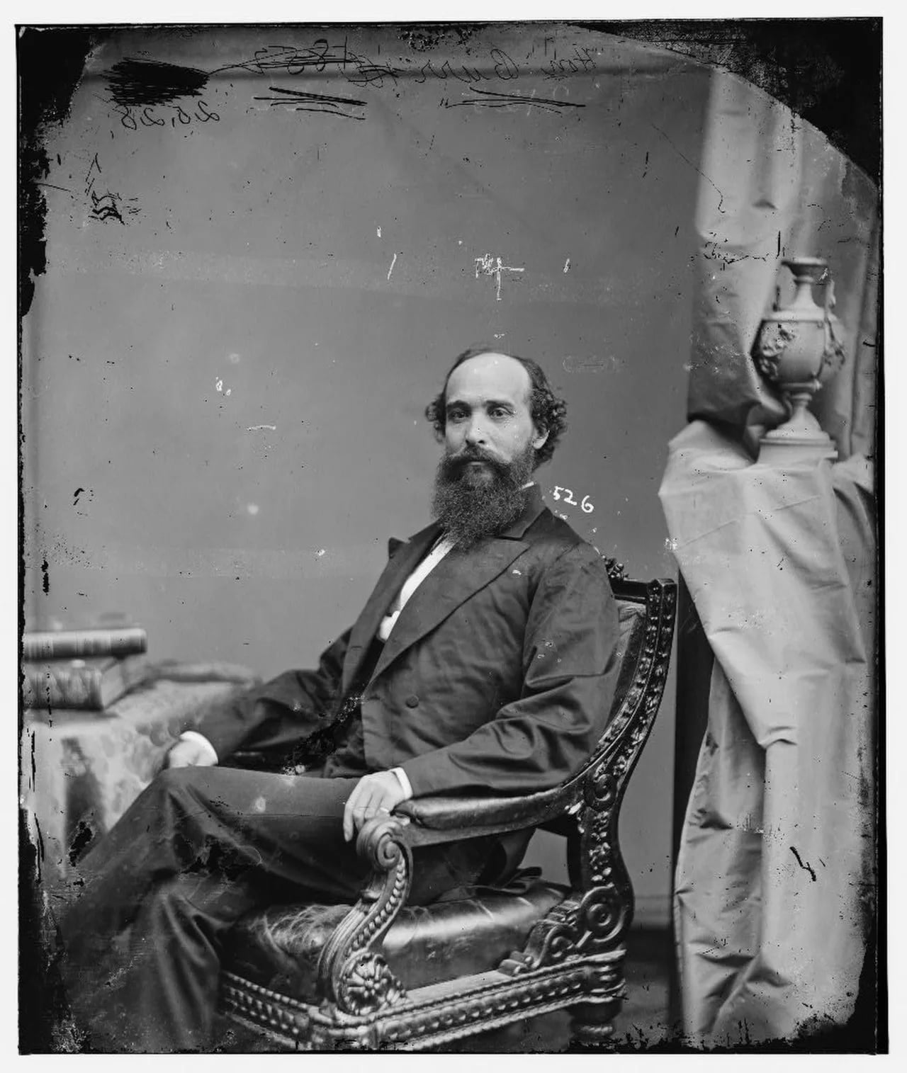 Porträt von Albert G. Burr (1829–1882) – Gedenkseite