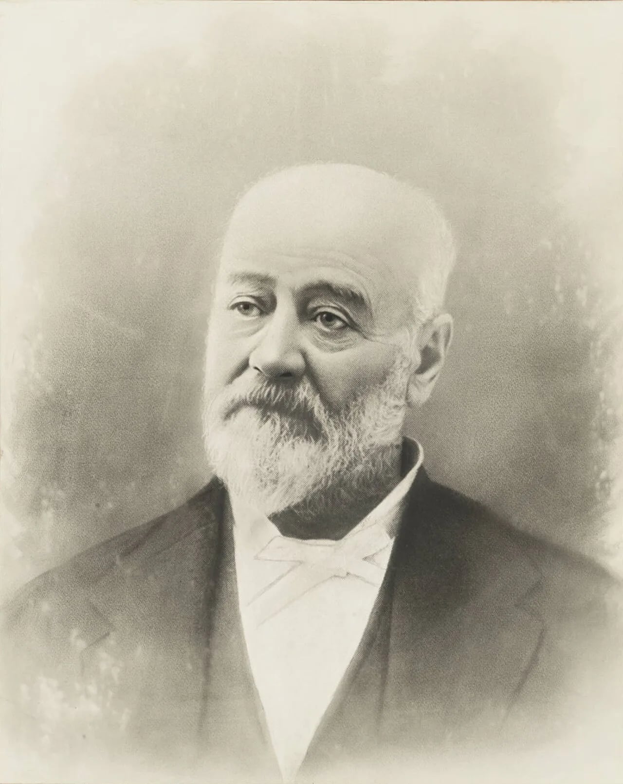 Portrait of Amos Steck (1822–1908) – memorial page