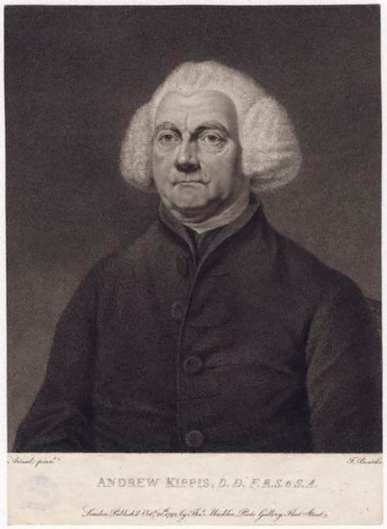 Portrait of Andrew Kippis (1725–1795) – memorial page